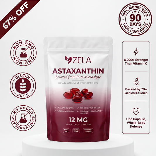 Zela Astaxanthin 12mg — 30 Softgels