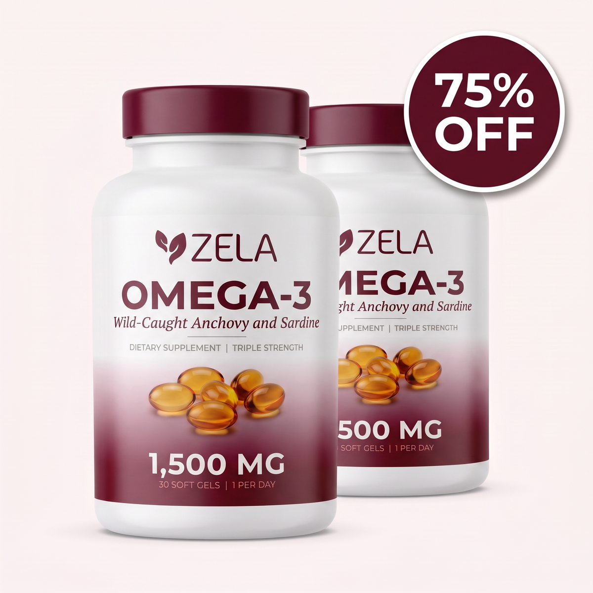 Buy 1, Get 1 FREE | Zela - Triple Strength Omega 3